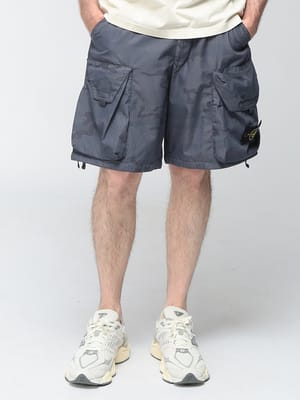 STONE ISLAND (ストーンアイランド) メンズ ショートパンツ カーゴ 迷彩 カモフラージュ ハーフパンツ FADED CAMO SIL100009S00E9