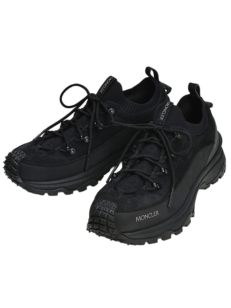 MONCLER (モンクレール) メンズ スニーカー Vibramソール レースアップ ローカットスニーカー MC4M00060M7242