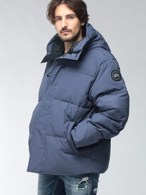 CANADA GOOSE (カナダグース) メンズ ダウン ジャケット SEYMOUR シーモア パーカ トーナルディスク ダウン ブルゾン CG1743M