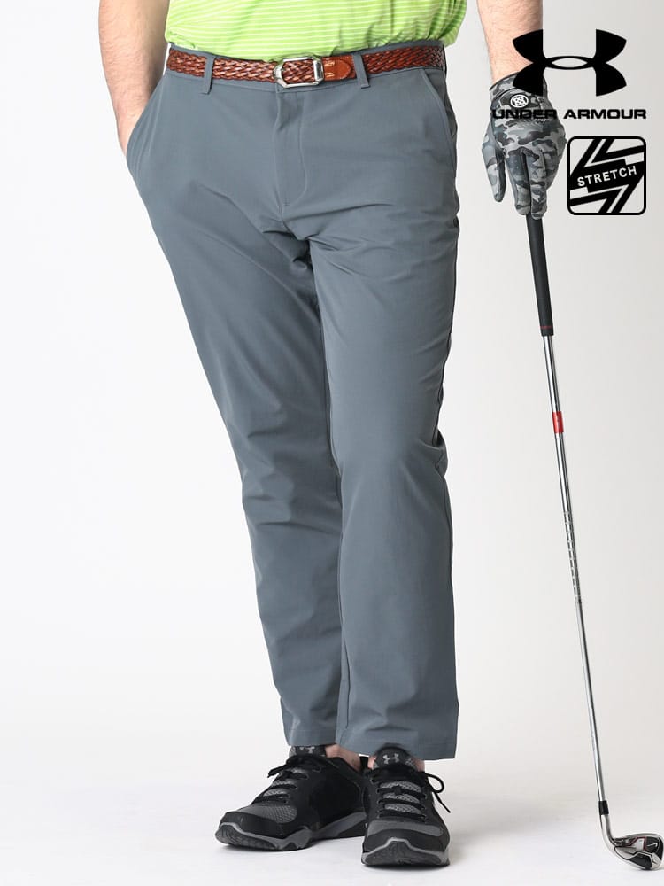 大きいサイズ メンズ UNDER ARMOUR (アンダーアーマー) USA規格 ストレッチ ノータック ロングパンツ TECH PANT 32LENGTH