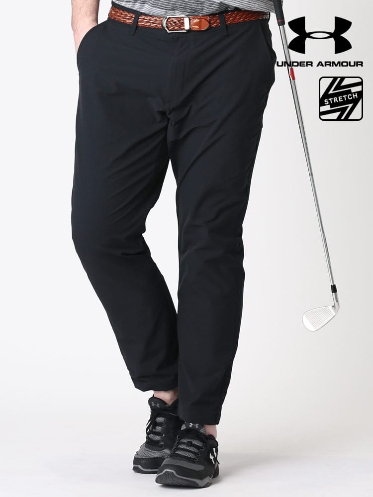 大きいサイズ メンズ UNDER ARMOUR (アンダーアーマー) USA規格 ストレッチ ノータック ロングパンツ TECH PANT 32LENGTH