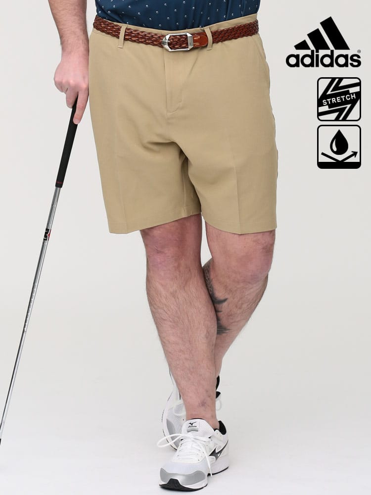 大きいサイズ メンズ adidas (アディダス) ストレッチ 無地 ジップフライ ショートパンツ ULTIMATE 365 CORE SHORTS