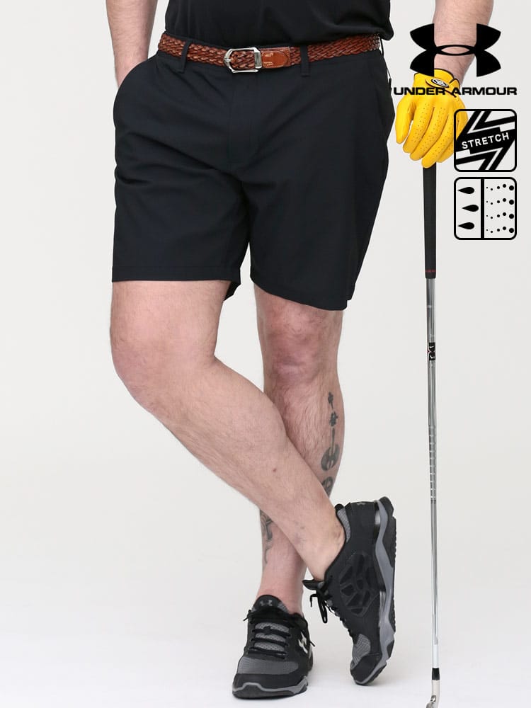 大きいサイズ メンズ UNDER ARMOUR (アンダーアーマー) USA規格 heatgear STORM1 ストレッチ 無地 ショートパンツ ISO CHILL SHORT