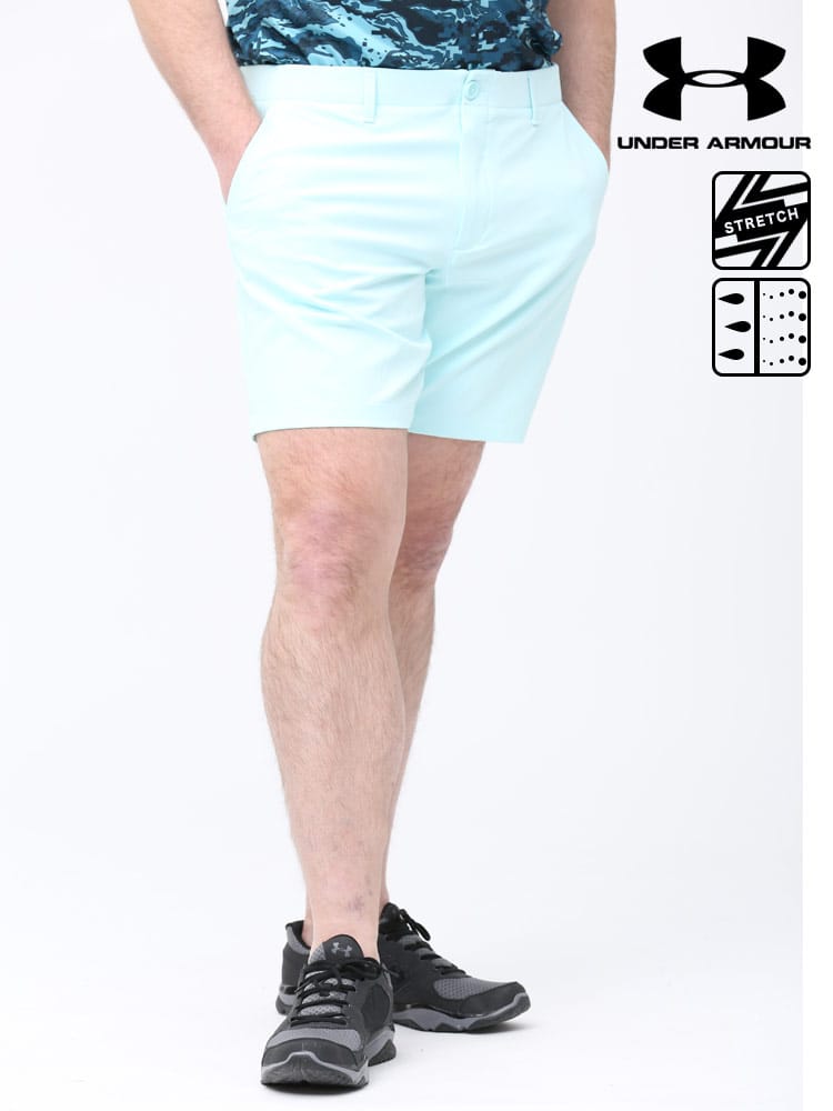 大きいサイズ メンズ UNDER ARMOUR (アンダーアーマー) USA規格 heatgear STORM1 ストレッチ 無地 ショートパンツ ISO CHILL SHORT