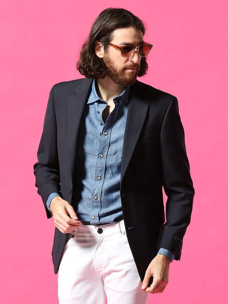 TOMMY HILFIGER (トミーヒルフィガー) ストレッチ シングル 2ツ釦 ジャケット TMOSCARATM0001 ブランド