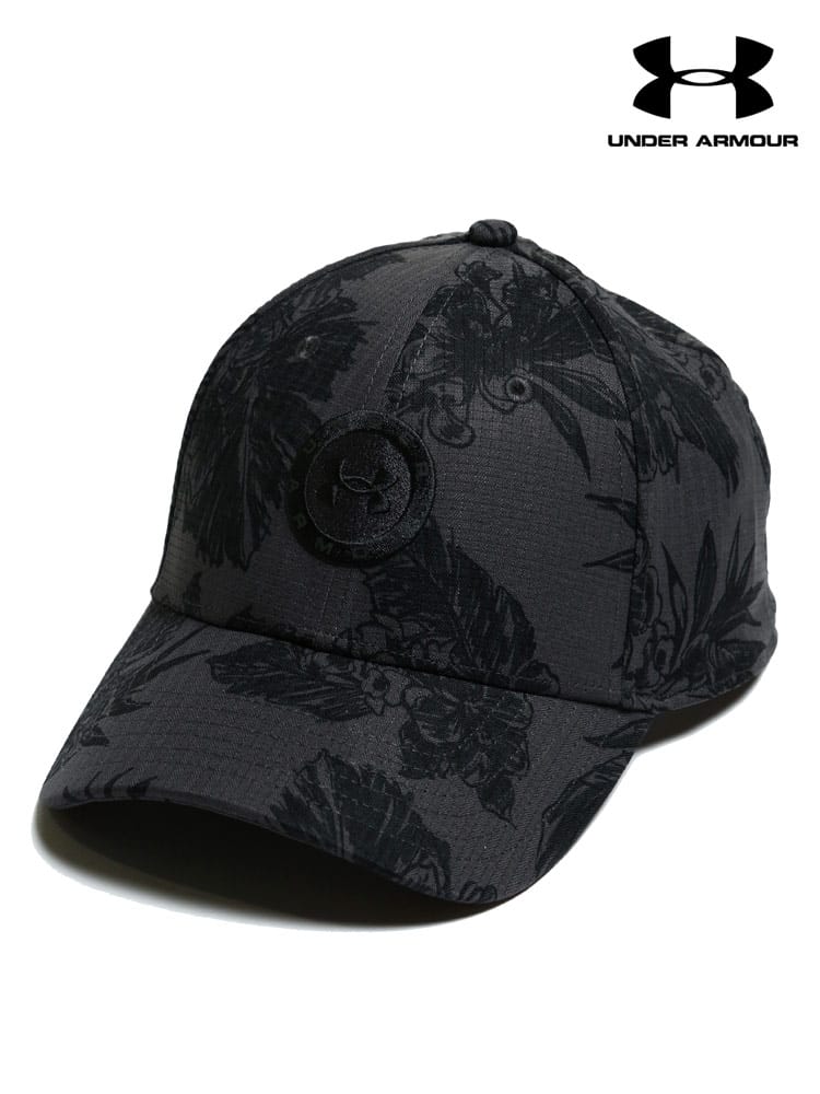 大きいサイズ メンズ UNDER ARMOUR (アンダーアーマー) ボタニカルプリント キャップ JORDAN SPIETH TOUR ADJ HAT