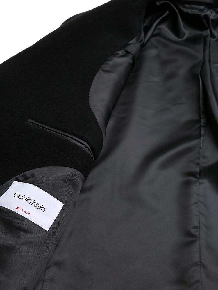 Calvin Klein カルバンクライン ウール混 チェスターコート ブランド 