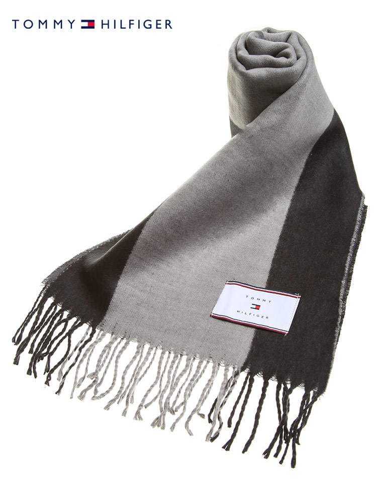 Tommy Hilfiger トミーヒルフィガー ライン マフラー ブランド メンズ 小物 マフラー TMTH100082