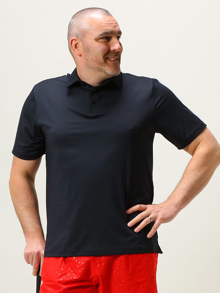 大きいサイズ メンズ UNDER ARMOUR (アンダーアーマー) USA規格 LOOSE UPF 無地 半袖 ゴルフ ポロシャツ T2 GREEN POLO