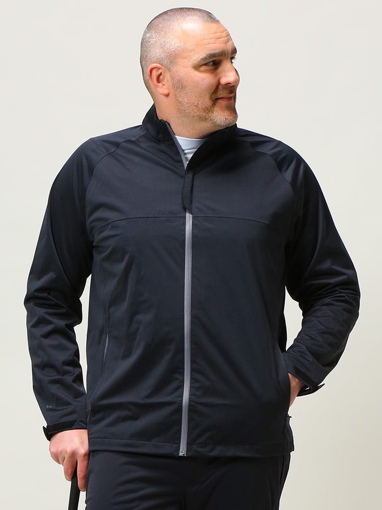 大きいサイズ メンズ UNDER ARMOUR (アンダーアーマー) USA規格 STORM coldgear LOOSE フルジップ ゴルフ ジャケット STORMSTANCE RAIN JKT