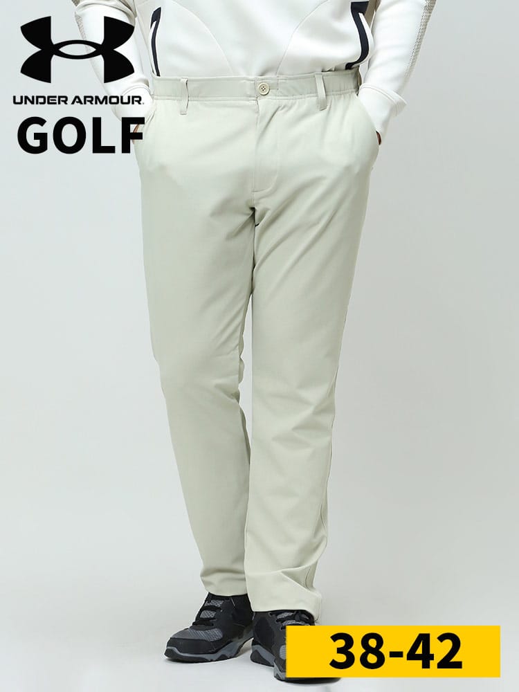 大きいサイズ メンズ UNDER ARMOUR (アンダーアーマー) USA規格 ストレッチ 無地 ゴルフ パンツ DRIVE PANTS INSEAM34 チノパン