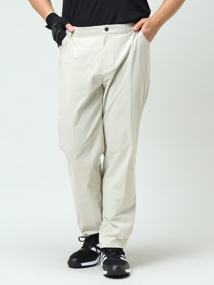 大きいサイズ メンズ adidas (アディダス) UPF50 ストレッチ ノータック ゴルフ パンツ GO TO FIVE POCKET PANT チノパン