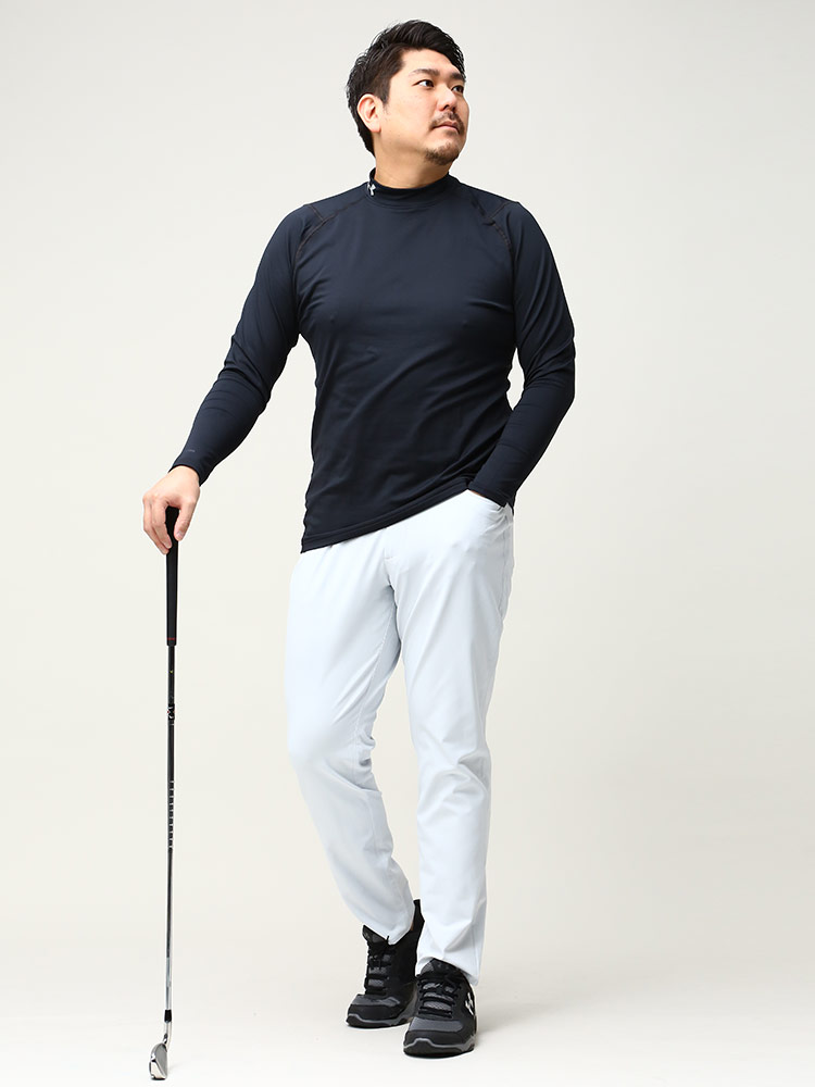 大きいサイズ メンズ UNDER ARMOUR (アンダーアーマー) USA規格 coldgear FITTED モック | 大きいサイズ の服【サカゼン公式通販】