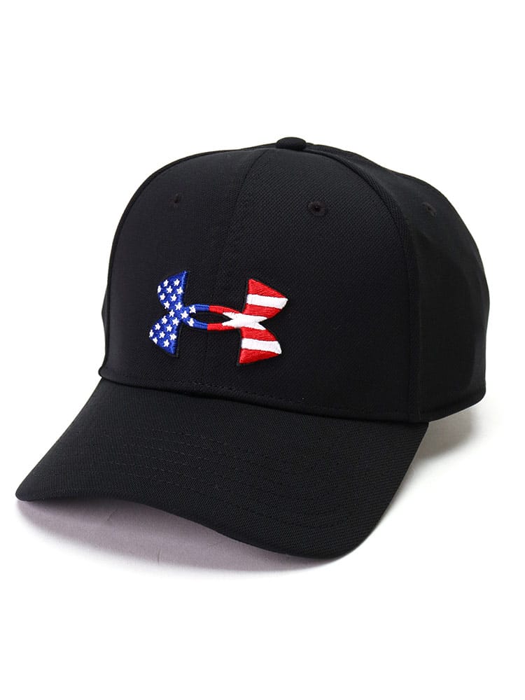 大きいサイズ メンズ UNDER ARMOUR (アンダーアーマー) USA規格 ロゴ刺繍 キャップ FREEDOM BLITZING HAT