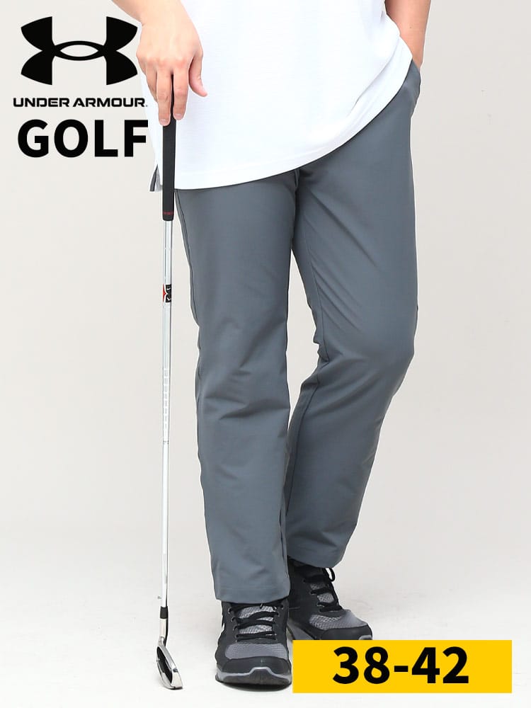 在庫処分 返品交換不可 大きいサイズ メンズ UNDER ARMOUR (アンダーアーマー) USA規格 ゴルフ ノータック パンツ TECH PANTS 32 INSEAM
