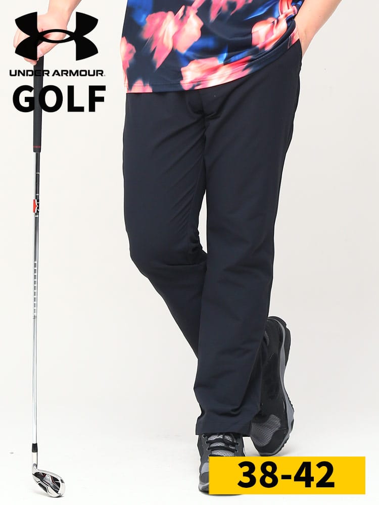 在庫処分 返品交換不可 大きいサイズ メンズ UNDER ARMOUR (アンダーアーマー) USA規格 ゴルフ ノータック パンツ TECH PANTS 32 INSEAM