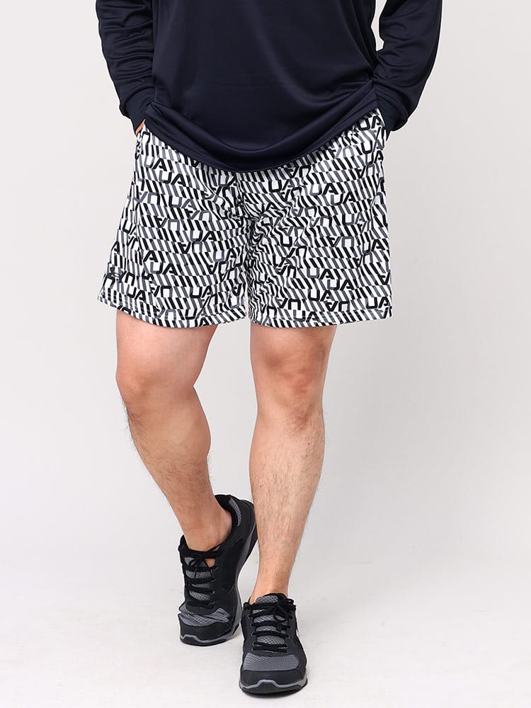 大きいサイズ メンズ UNDER ARMOUR (アンダーアーマー) USA規格 LOOSE 総柄 ショートパンツ TECH PRINTED SHORTS