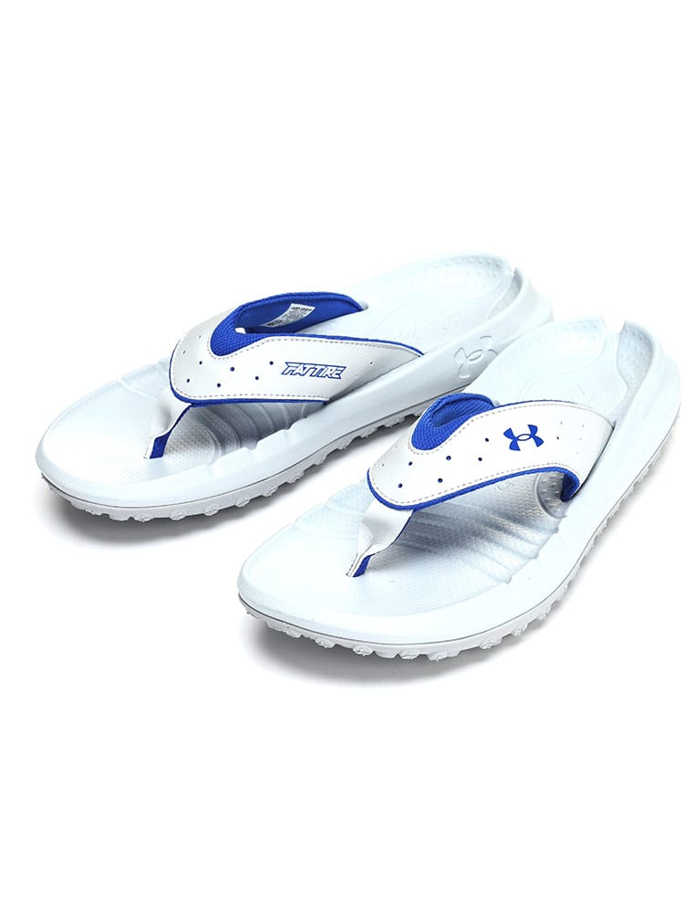 大きいサイズ メンズ UNDER ARMOUR (アンダーアーマー) USA規格 ロゴプリント ビーチサンダル SUMMIT IT SLIPPER