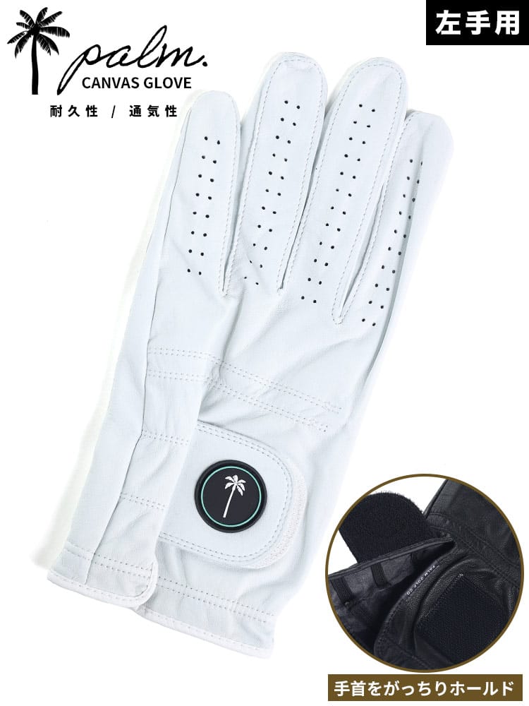 GOLF ロゴ グローブ CANVAS GLOVE palm パーム 大きいサイズ メンズ 