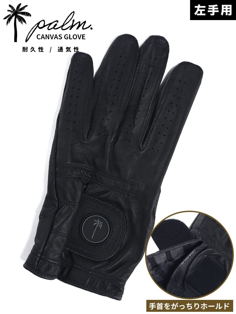 GOLF ロゴ グローブ CANVAS GLOVE palm パーム 大きいサイズ メンズ 