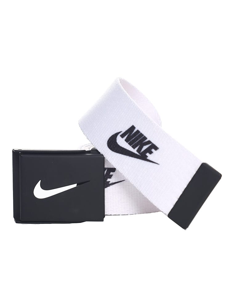 在庫処分 返品交換不可 リバーシブル ロゴ 無地 ウェブベルト (NIKE) ナイキ 大きいサイズ メンズ 