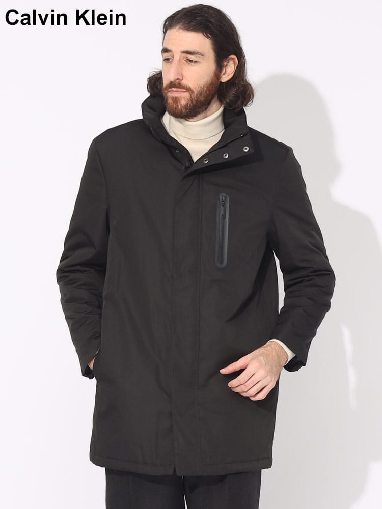 Calvin Klein (カルバンクライン) フード収納 フルジップ 中綿ブルゾン MONDAY CKMNDYR7ETF3 ブランド メンズ 男性 アウター