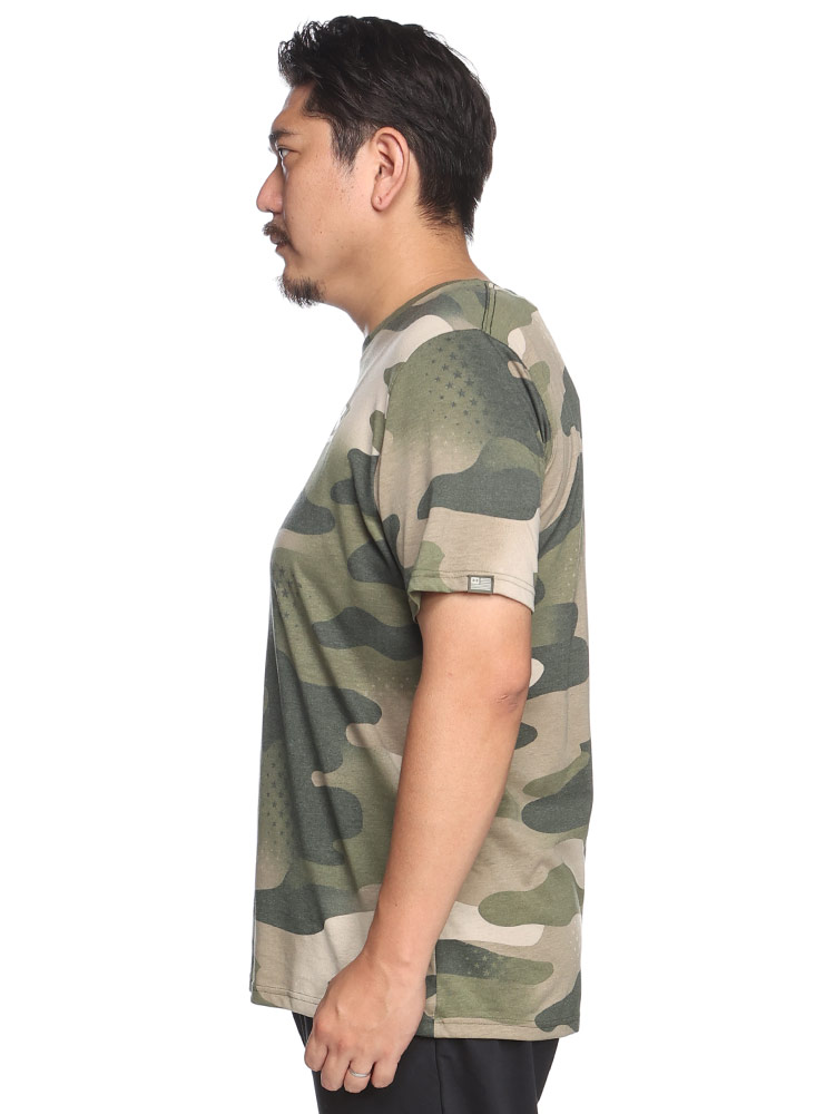 UNDER ARMOUR (アンダーアーマー) LOOSE カモフラ柄 クルーネック 半袖 Tシャツ Freedom A | 大きいサイズ の服【サカゼン公式通販】