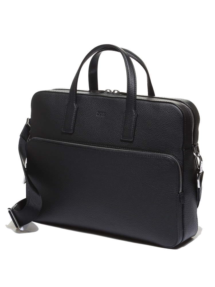 HUGO BOSS (ヒューゴボス) 2WAY レザー トート ショルダー ビジネスバッグ HBCROSS10202294