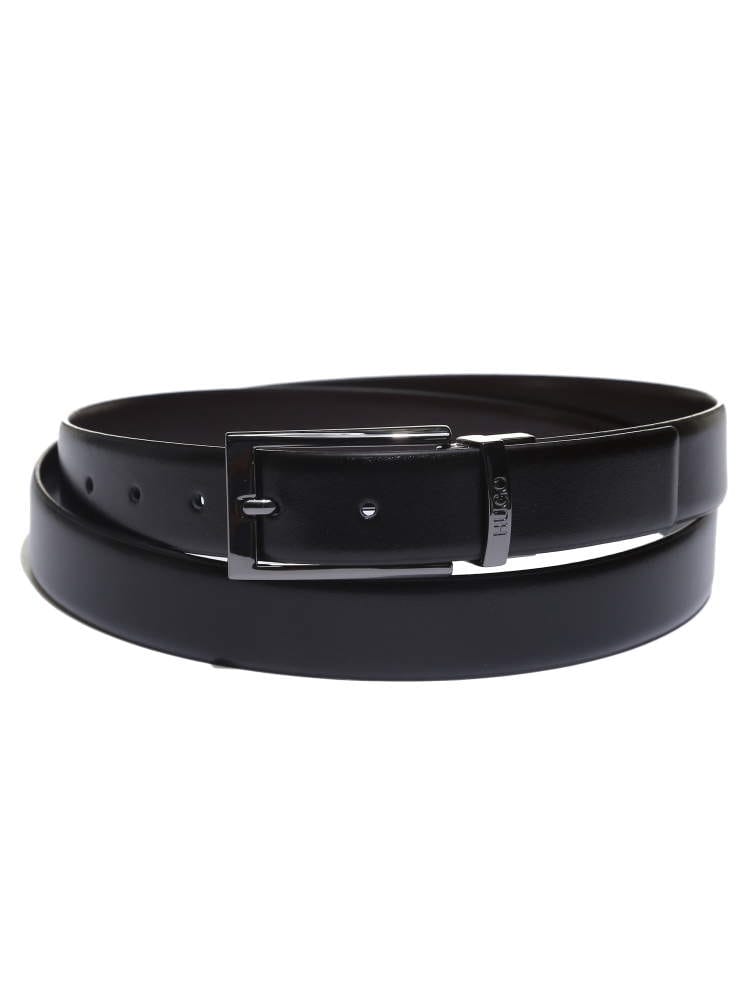 HUGO BOSS (ヒューゴボス) リバーシブル レザー ピンバックル ベルト HB50307803