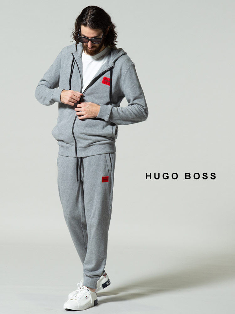 HUGO BOSS (ヒューゴボス) フルジップ パーカー スウェットパンツ 