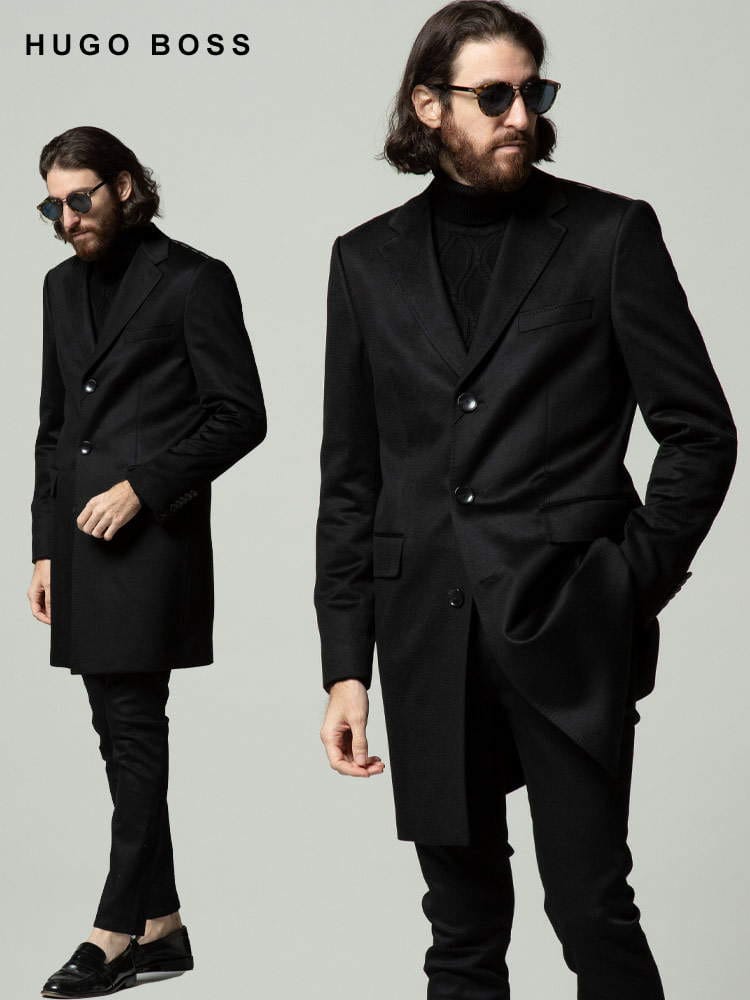 HUGOBOSS (ヒューゴボス) カシミヤ チェスターコート HBTHAL10185998 ブランド