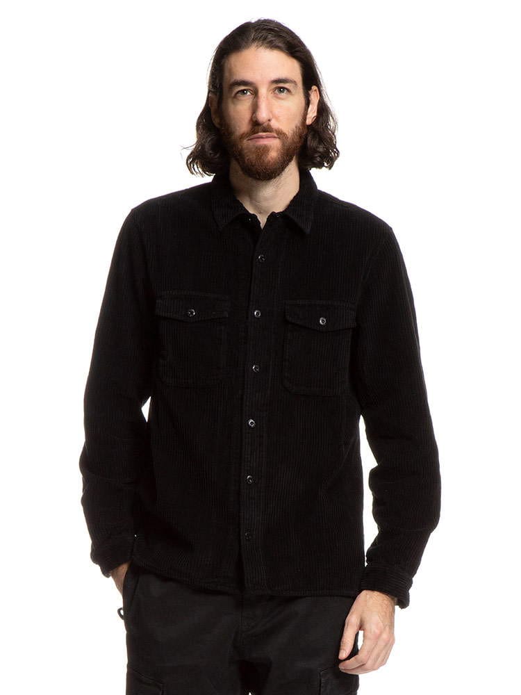 STONE ISLAND (ストーンアイランド) コーデュロイ ポケット 長袖 シャツ SI751512111