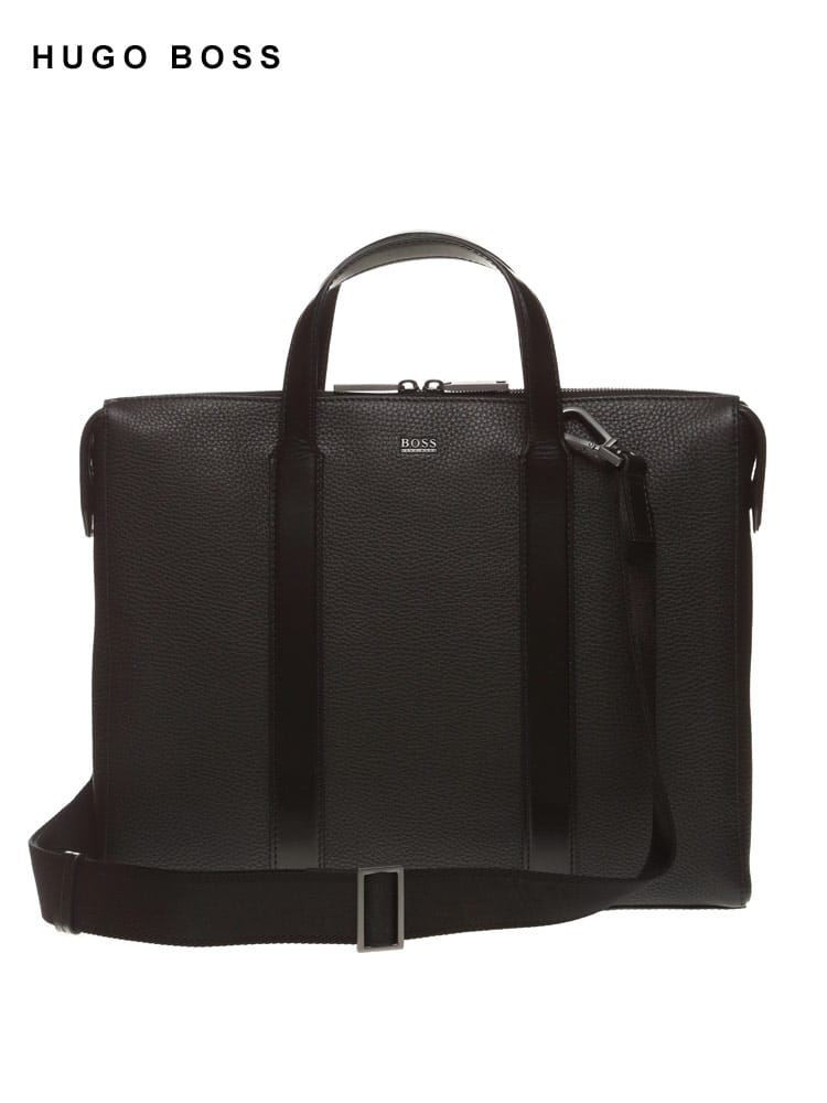 HUGO BOSS (ヒューゴボス) 2WAY レザー ブリーフバッグ HB50462939 22fd IP ブランド