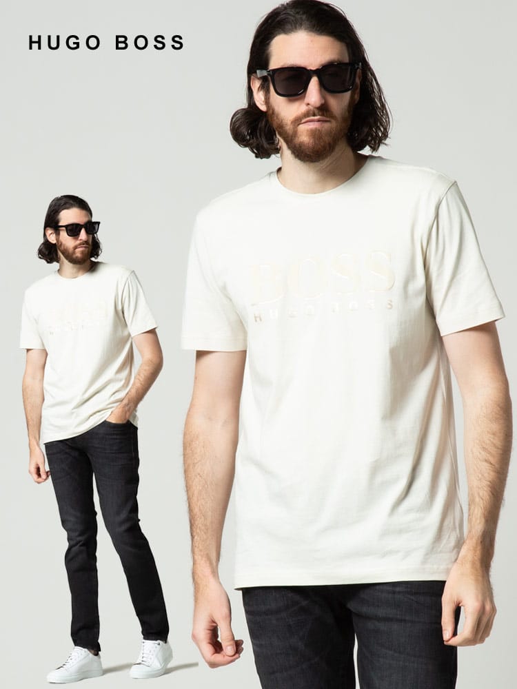 HUGO BOSS (ヒューゴボス) ロゴプリント クルーネック 半袖 Tシャツ HB50462840 ブランド