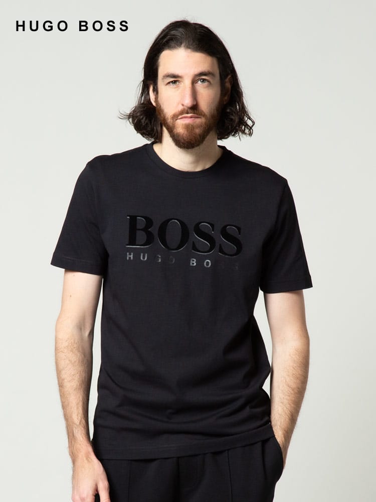 HUGO BOSS (ヒューゴボス) ロゴプリント クルーネック 半袖 Tシャツ HB50462840 ブランド