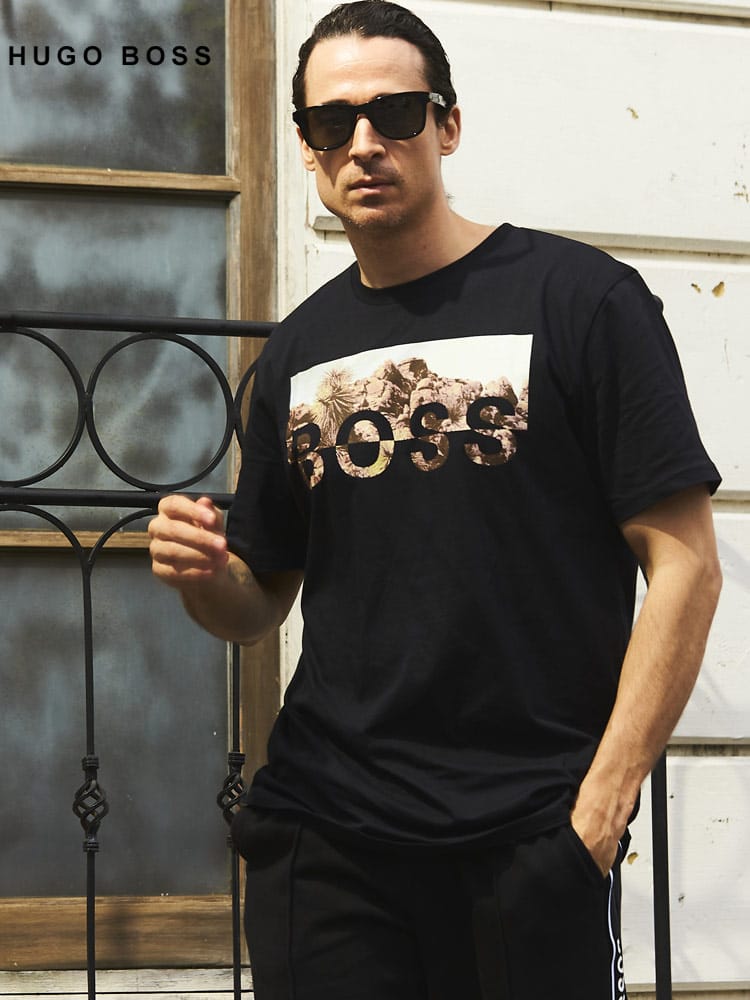 HUGO BOSS (ヒューゴボス) フォトロゴ クルーネック 半袖 Tシャツ HB50465365 ブランド