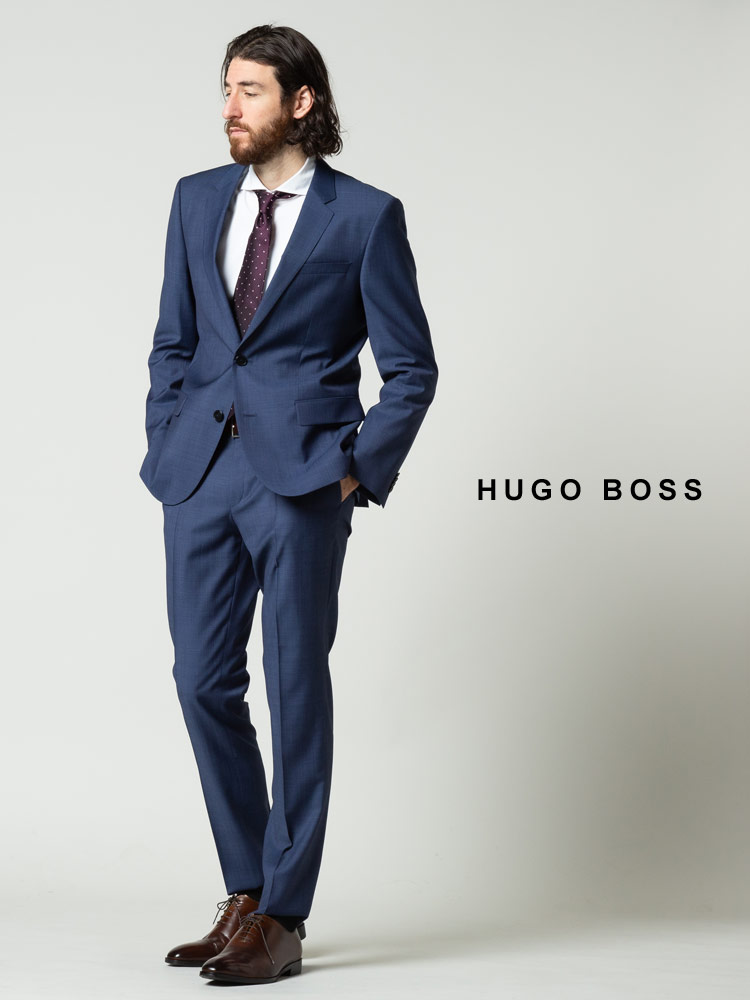 HUGO BOSS (ヒューゴボス) ピンヘッド シングル ノータック スーツ