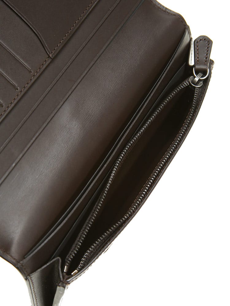 Berluti (ベルルッティ) エベネ スクリットレザー 長財布 BRN135264M04 
