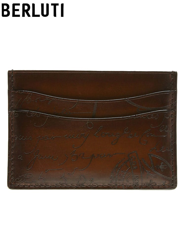 Berluti (ベルルッティ) バンブー ネオ スクリット レザー カードホルダー BRN235726ML6 ブランド