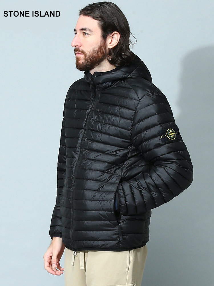 ストーンアイランド メンズ ダウン STONE ISLAND ブランド ライトダウン アウター ブルゾン ロゴ バッチ 軽量 撥水 ポケッタブル SI771540324