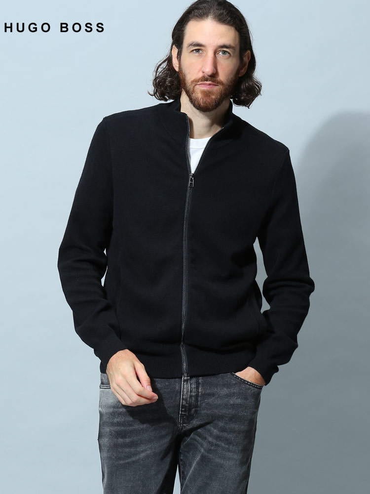ヒューゴボス メンズ ニット HUGO BOSS ブランド カーディガン 