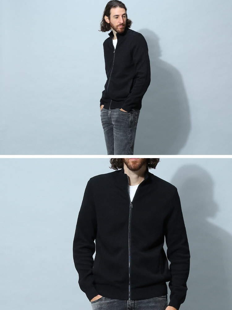 ヒューゴボス メンズ ニット HUGO BOSS ブランド カーディガン 