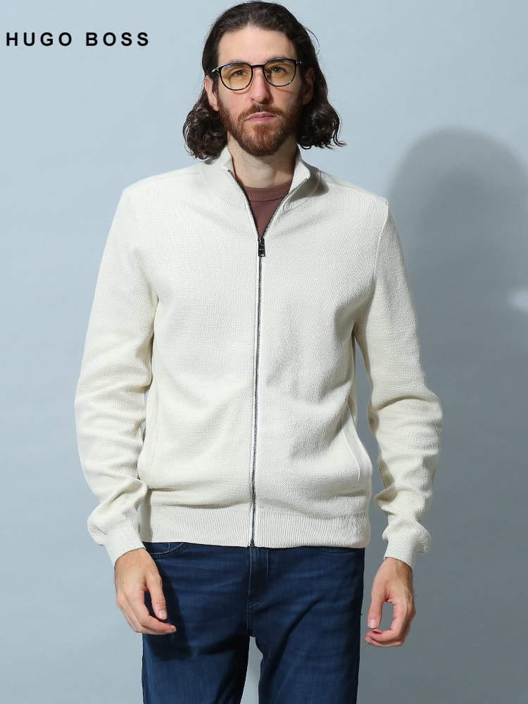 ヒューゴボス メンズ ニット HUGO BOSS ブランド カーディガン 