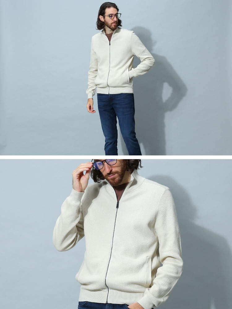 ヒューゴボス メンズ ニット HUGO BOSS ブランド カーディガン 