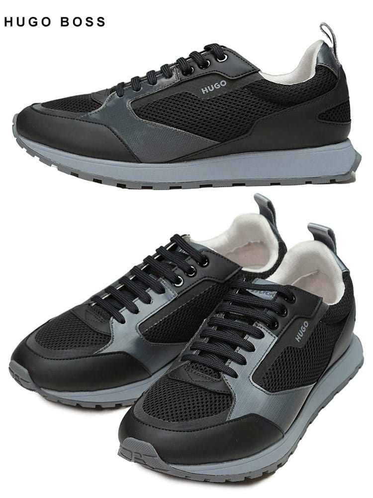 ヒューゴボス メンズ スニーカー HUGO BOSS ブランド シューズ 靴 ローカット 切り替え メッシュ 大きいサイズ HBR50474040