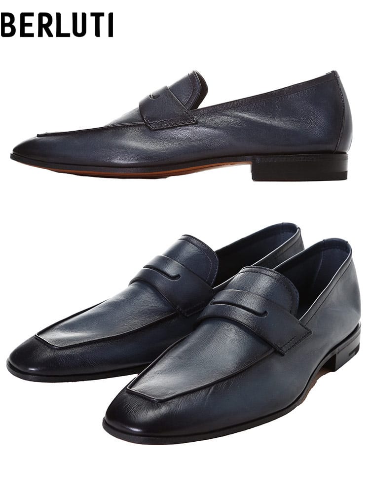 ベルルッティ メンズ シューズ Berluti ブランド ローファー コイン 