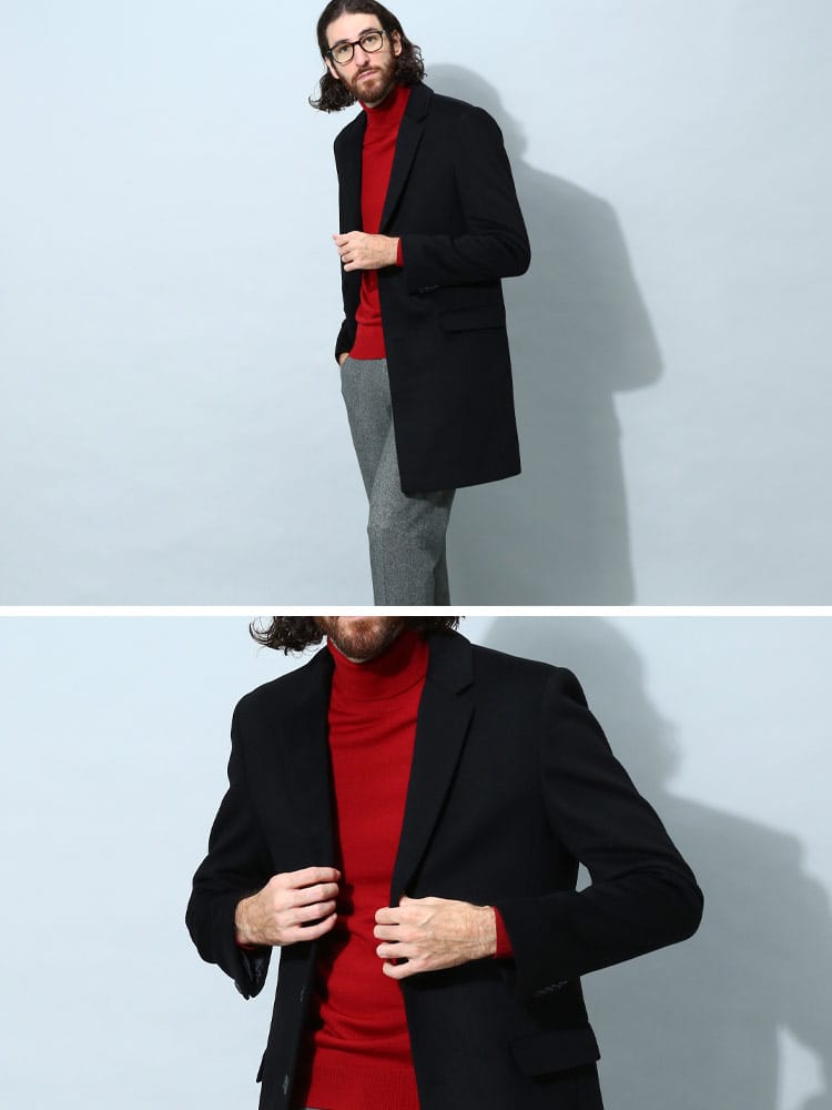 ヒューゴボス メンズ コート HUGO BOSS ブランド チェスターコート 