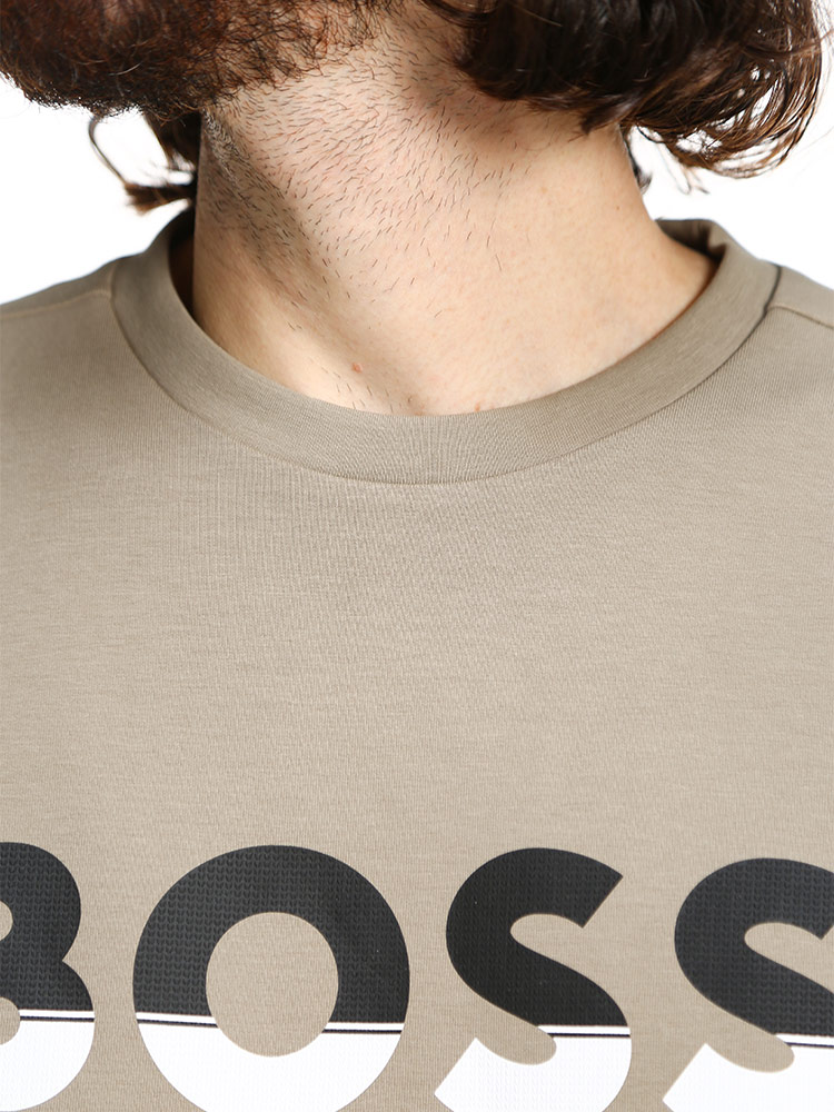 ヒューゴボス メンズ トレーナー HUGO BOSS ブランド スウェット トップス ロゴ プリント ゴルフ スポーツ【サカゼン公式通販】