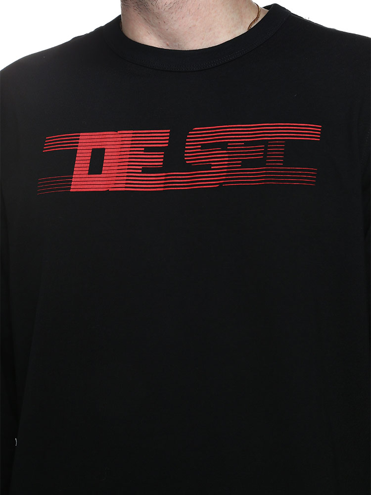 ディーゼル メンズ Tシャツ 長袖 DIESEL ブランド ロンT トップス ロゴ 