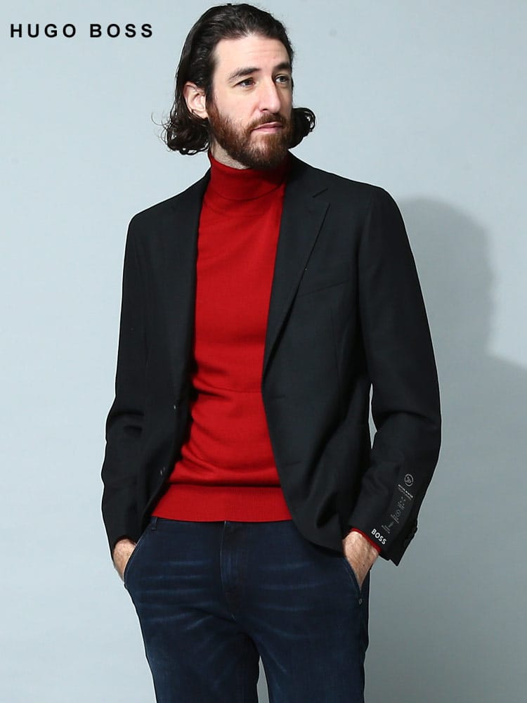 HUGO BOSS (ヒューゴボス) ソフトツイード シングル ジャケット HBHANRY10244939 ブランド